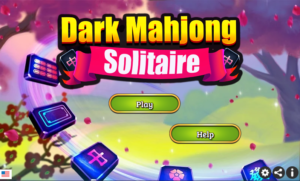 Dark Mahjong Solitaire game 1