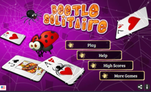 Beetle Solitaire game 1